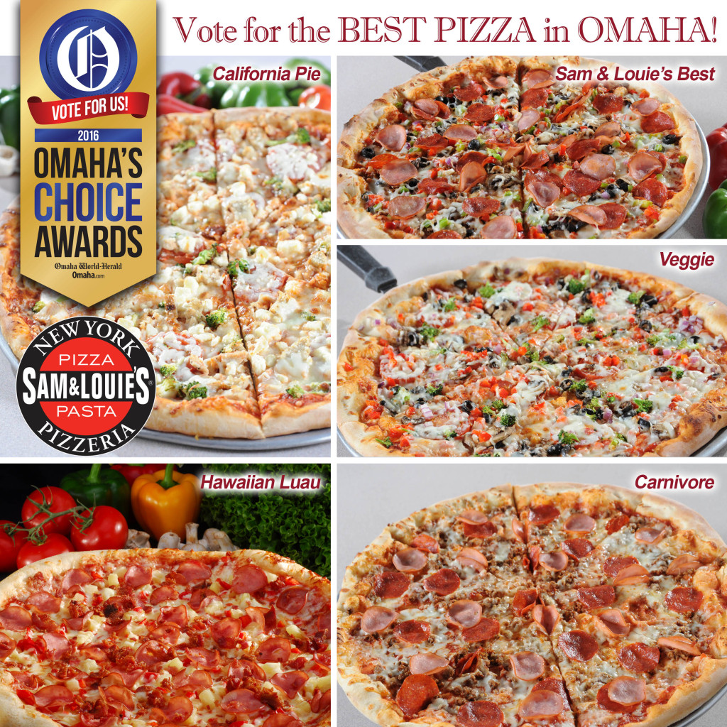 Sam&Louie's Omaha Choice Awards Best Pizza